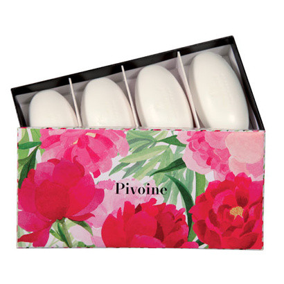 Набір мил з ароматом Піону (Set of 4 soaps Pivoine) Fragonard