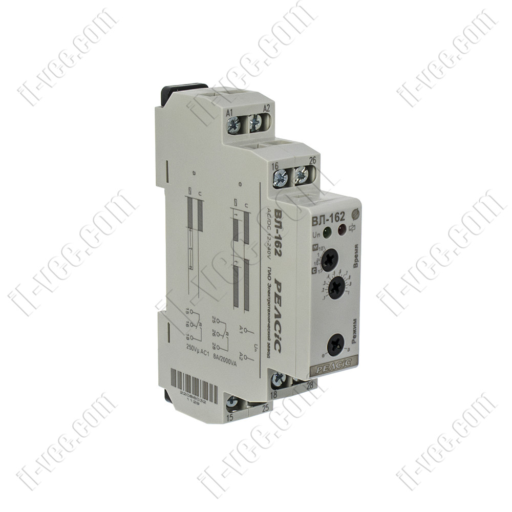 Реле часу Релсіс ВЛ-162, 12..240V AC/DC