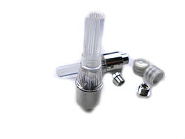 Ковпачки, що світяться, на диски стовпчик різнобарвного світіння, 2 штуки