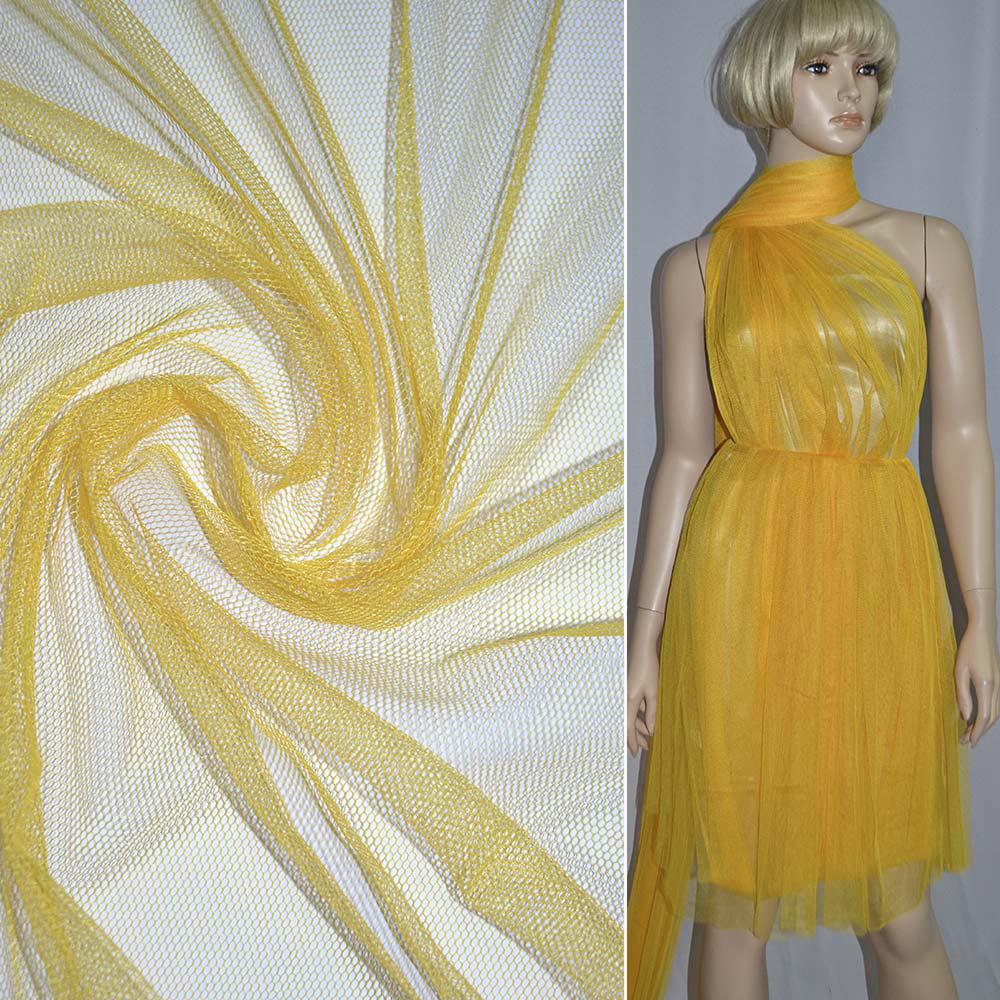 Сітка стрейч жовта стільники ш.150