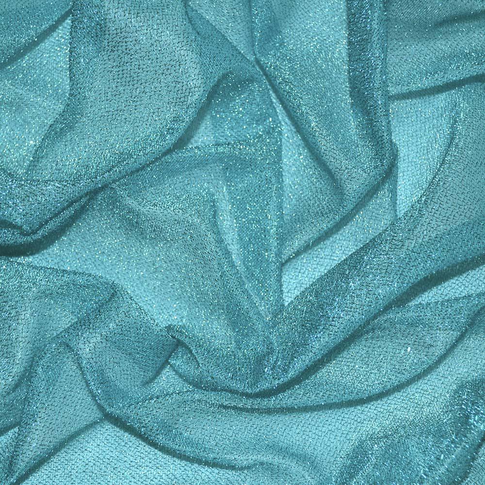 Трикотаж бірюзовий світлий з метанітью ш.115