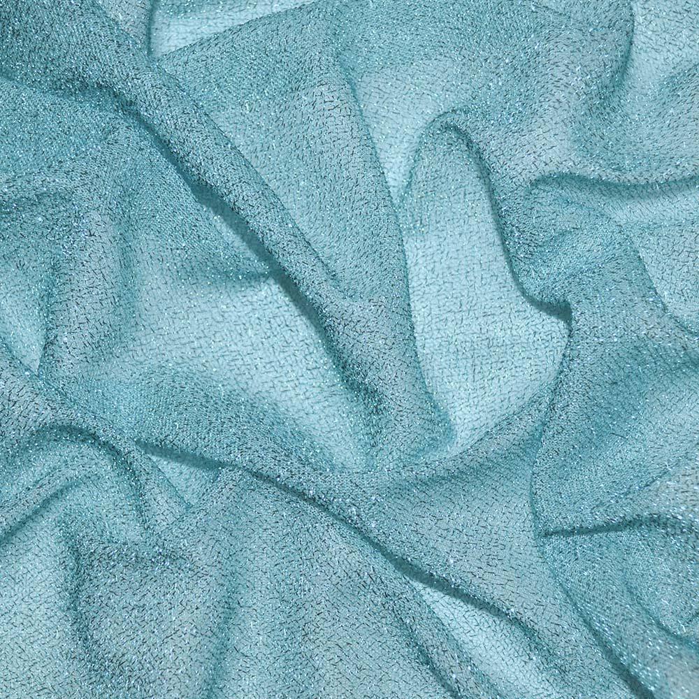 Трикотаж блакитний з метанітью ш.115