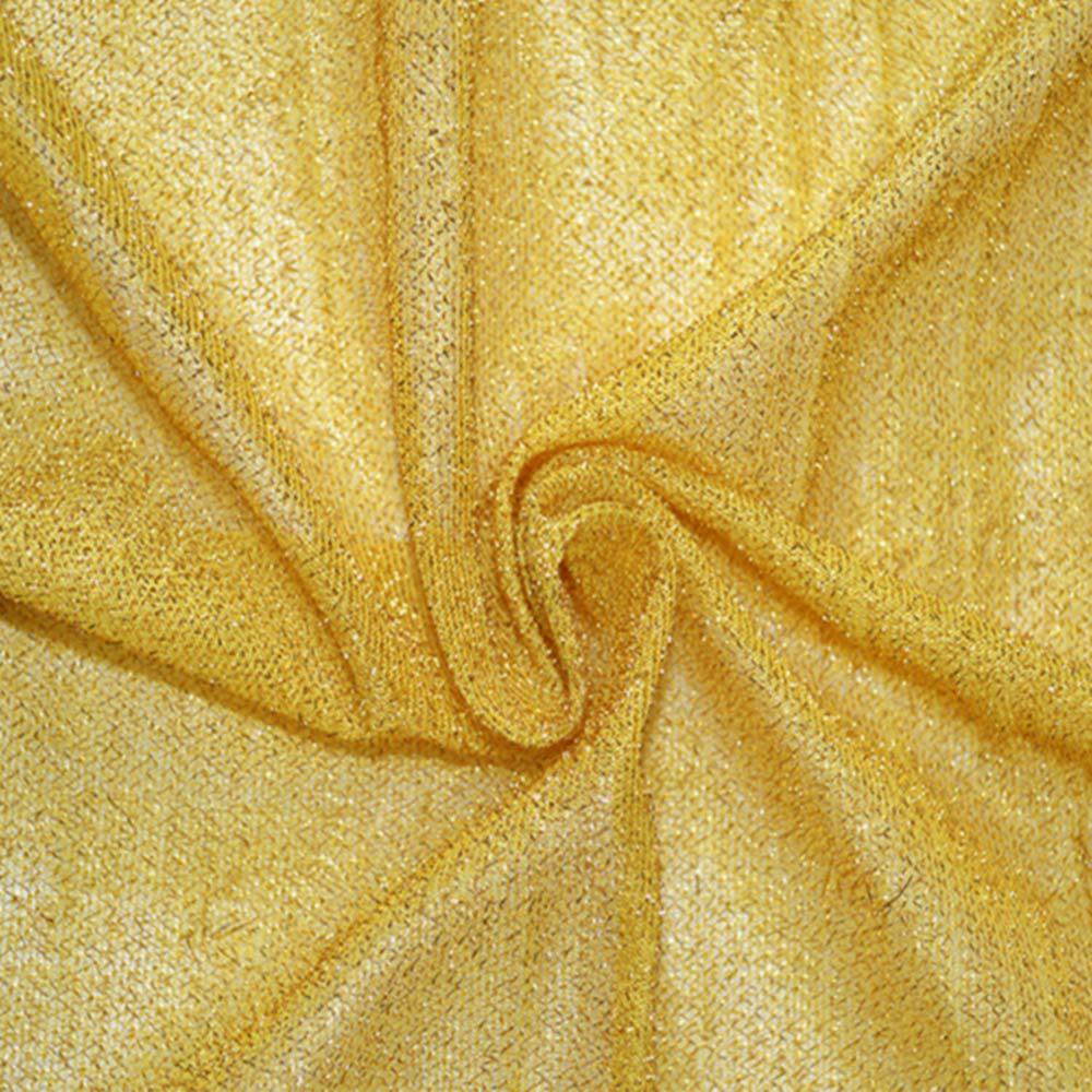 Трикотаж жовтий з метанітью ш.115