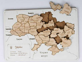 Пазл-конструктор BigEcoToys Мапа України