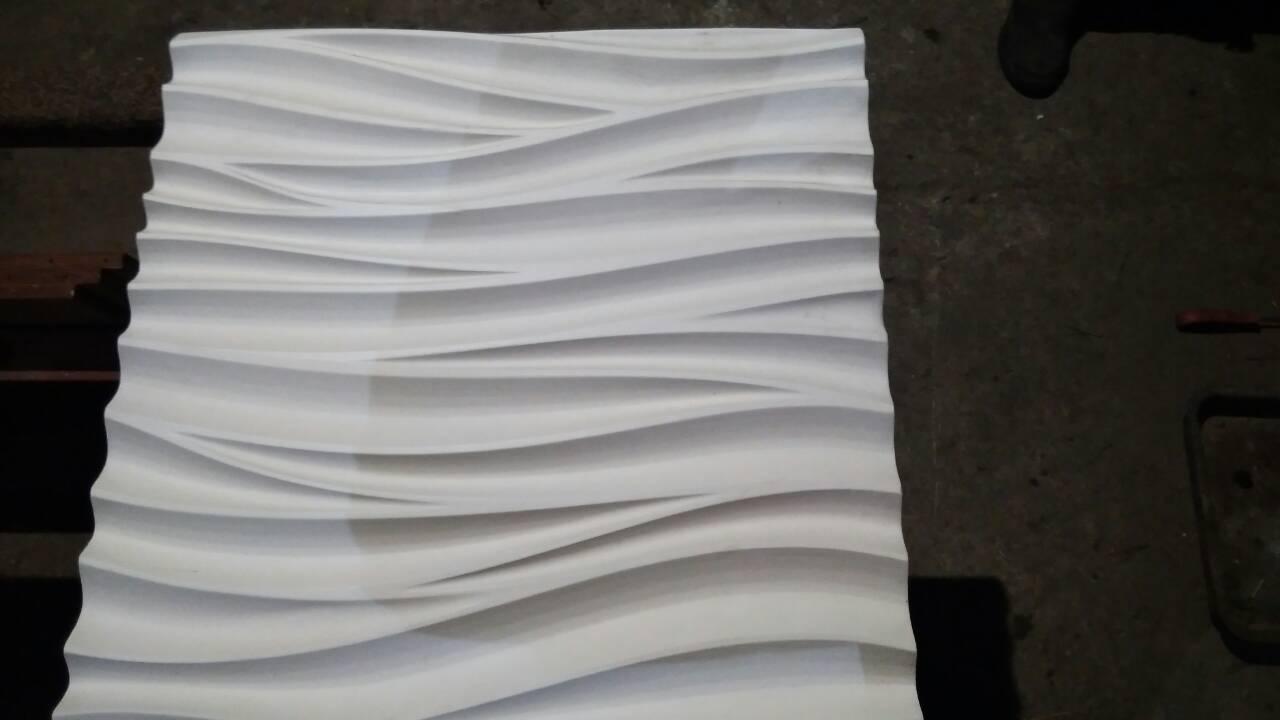 Пластиковая форма для 3d панелей "Волна" 50*50 (форма для 3д панелей из абс пластика) - фото 7 - id-p556238129