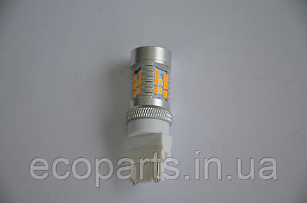 LED-лампи в габарити + закотник (перед) на Nissan Leaf (двоколірний), фото 2