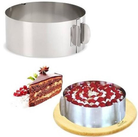 Форма розсувна з розміткою  d=16-30 см., h=8 см