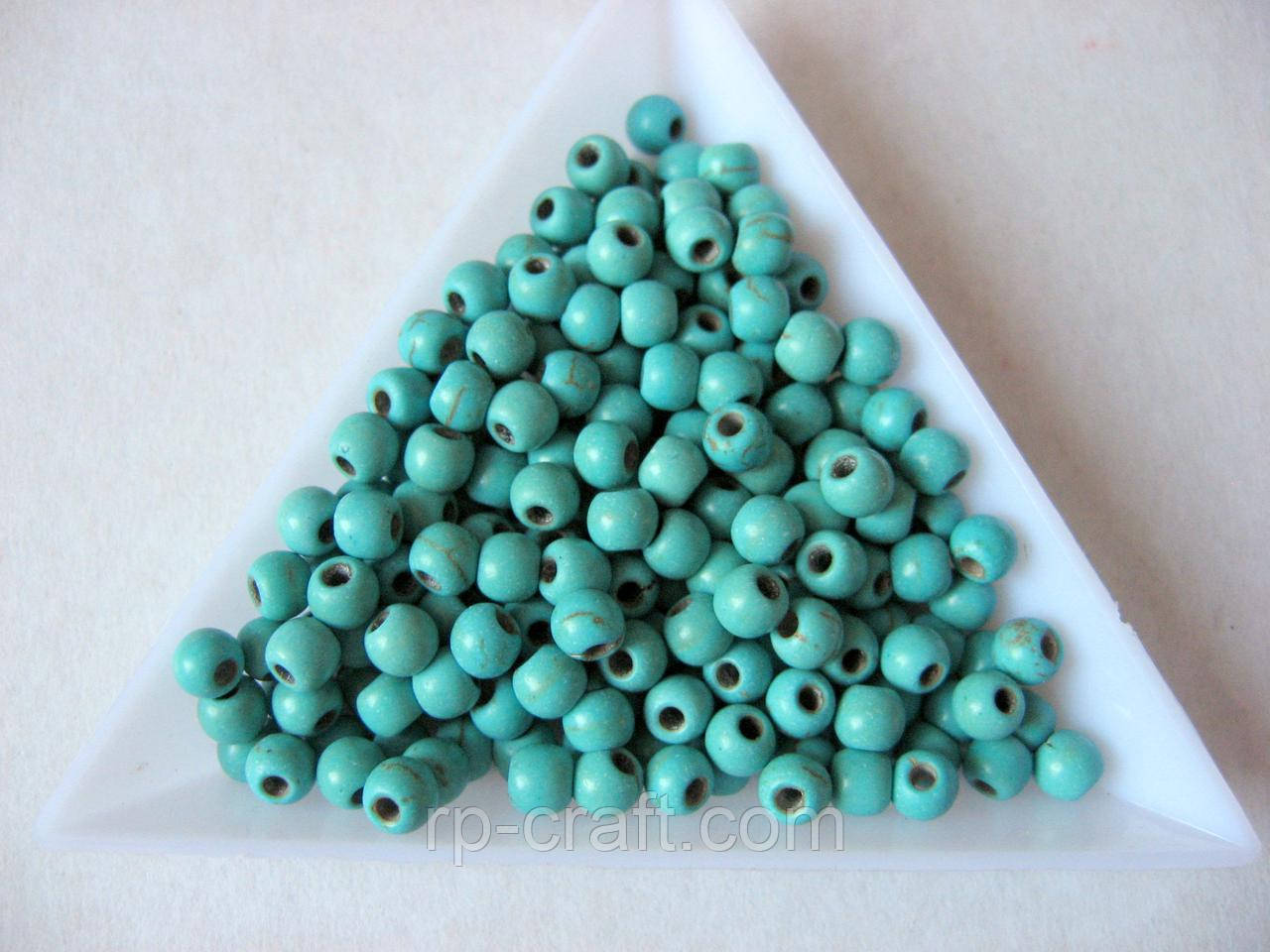 Намистина. Камінь натуральний, 4 мм, фото 1