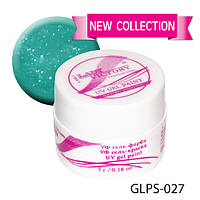 УФ гель-краска с мерцанием NEW COLLECTION. GLPS-(021-030)