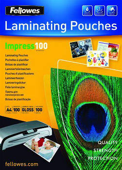 Плівка для ламінування А4(216*303) 100мк 100л. 53511