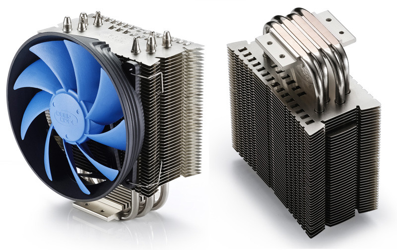 Кулер Deepcool GAMMAXX C40 никелиров.медь+4 теплов.трубки, 4-pin PWM - фото 1 - id-p652673781