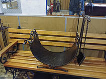 Кованый каминный набор  1