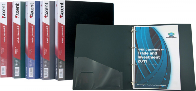 Папка 4 кільця Axent 35 мм (1208), фото 1