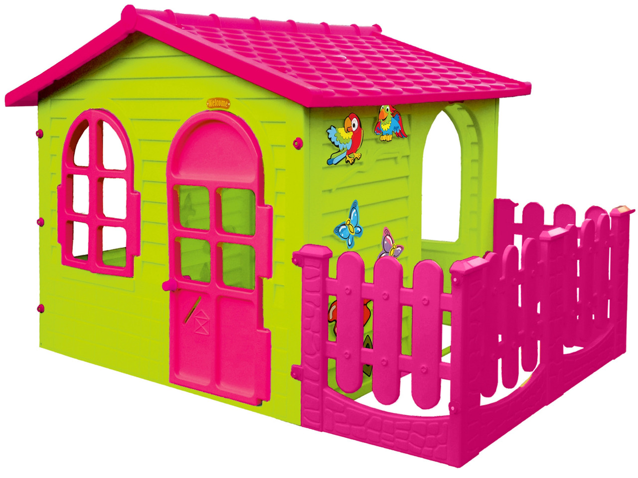 Дитячий ігровий будиночок Mochtoy рожевий дах