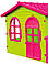 Дитячий ігровий будиночок Mochtoy рожевий дах, фото 2