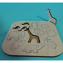 Дерев'яні пазли Зоопарк