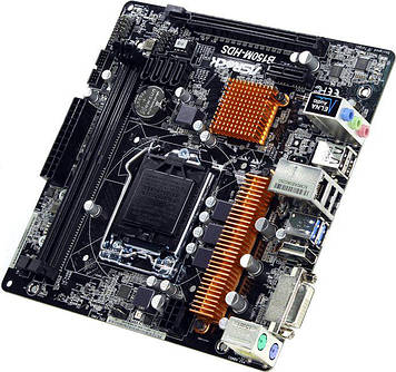 Материнська плата ASRock B150M-HDS Intel B150, s1151, mATX