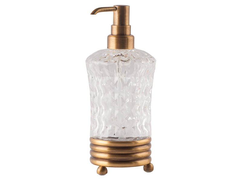 Дозатор для рідкого мила KUGU Hestia antique Freestand 930A Бронза