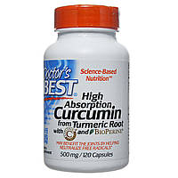 Куркумін С3 комплекс, Doctor's s Best, 500 мг, 120 капсул