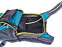 Рюкзак із місцем під гідрататор і кріпленням шолома Monster turquoise, фото 7