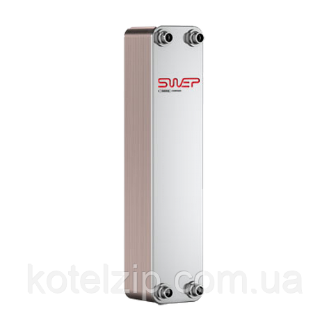 Теплообмінник SWEP B80Tx66/1P-SC - S (4x1 1/4 до 54 бар), фото 1