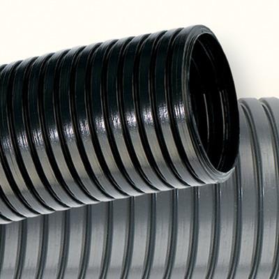 Труба 29мм поліамідна гофрована чорна, V2, d внутр 28.3 мм, d зовнішньої 34.5 мм 25м DKC