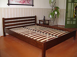 Ліжко двоспальне для спальні з масиву натурального дерева "Масу" від виробника, фото 2