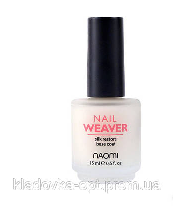 Відновлююча база для лаку Naomi Nail Weaver, 15 мл, фото 2