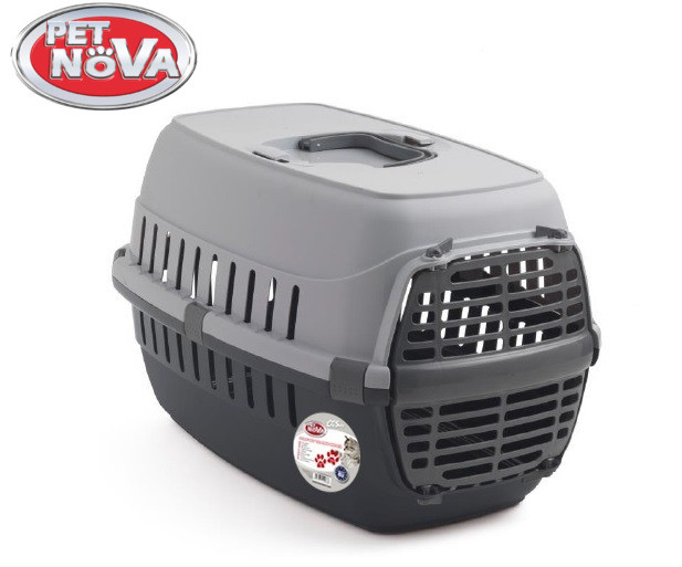 Переноска для собак Pet Nova Comfortrans 48.5х32.3х30.1 см сірий