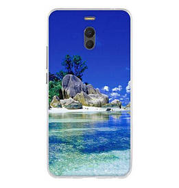 Чохол панель силіконова накладка для Meizu M6 Note з картинкою острів