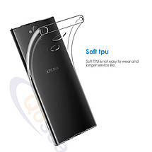 Ультратонкий чохол для Sony Xperia L2 прозорий, фото 4