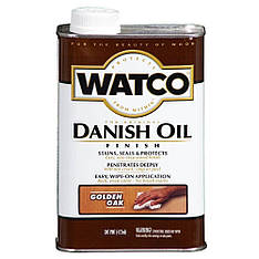 Данська олія, WATCO Danish Oil, колір Золотий дуб, банка 0,946 л.