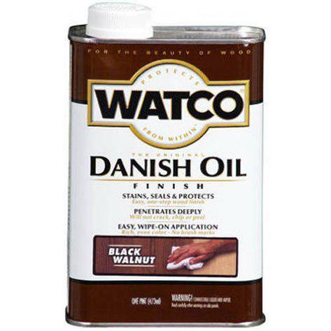Данська олія, WATCO Danish Oil, колір Чорний горіх, банка 0,946 л., фото 1