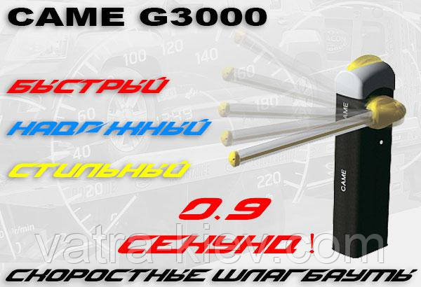 Швидкісний шлагбаум для паркінгу CAME G3000 RAPID
