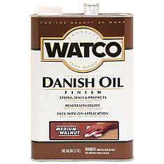 Данська олія, WATCO Danish Oil, колір Класичний горіх, банка 0,946 л.