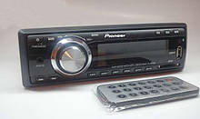 АвтоМагнітола "Pioneer" FM, SD, USB, AUX-роз'єм + Пульт ДК