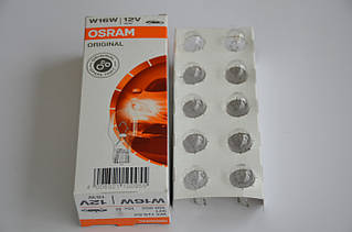 Лампочка OSRAM W16W 12V 16W 