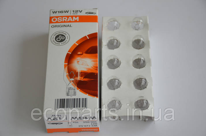 Лампа OSRAM W16W 12V 16W, фото 2