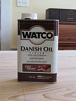 Датское масло, WATCO Danish Oil, цвет Тёмный орех, банка 0,946 л.