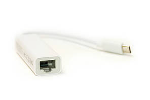 Кабель PowerPlant USB Type-C - RJ45, 12 см