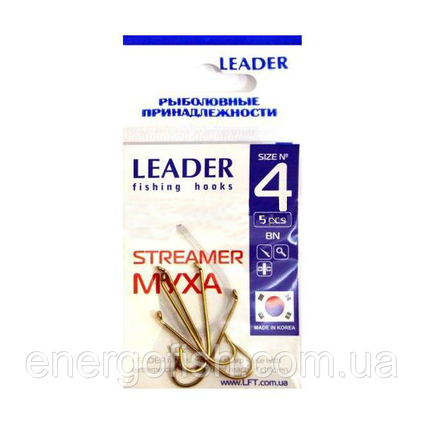 Гачок Leader Streamer BN 6, фото 1