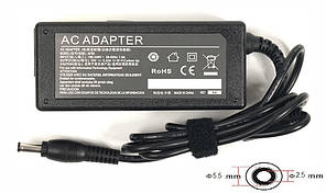 Блок живлення для ноутбуків PowerPlant ACER, ASUS 220V, 19V 65W 3.42A (5.5*2.5)