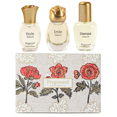 Набір парфумів 3 аромата, PARFUM (5ml+5ml+6ml) Fragonard