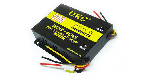 Перетворювач авто інвертор UKC DC/24v DC-12v 50A GS-D50A, фото 1