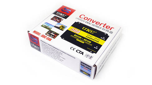 Перетворювач авто інвертор UKC DC/24v DC-12v 50A GS-D50A, фото 3