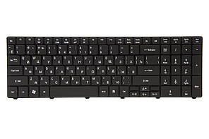 Клавiатура для ноутбука ACER Aspire 5236, eMahines E440 чoрний, чoрний фрейм