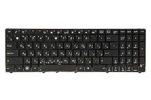 Клавiатура для ноутбука ASUS K50, K50A, K50I чoрний, чoрний фрейм