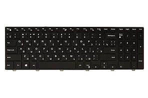 Клавіатура для ноутбука DELL Inspiron 15: 3000, 5000 чорний, чорний фрейм