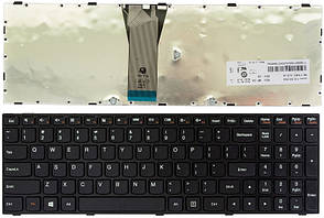 Клавіатура для ноутбука IBM/LENOVO B50-30, IdeaPad Z50-70 чорний, чорний фрейм