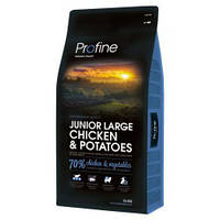 Корм Profine Junior Large Breed Chicken & Potatoes (з куркою для цуценят великих порід), 15 кг